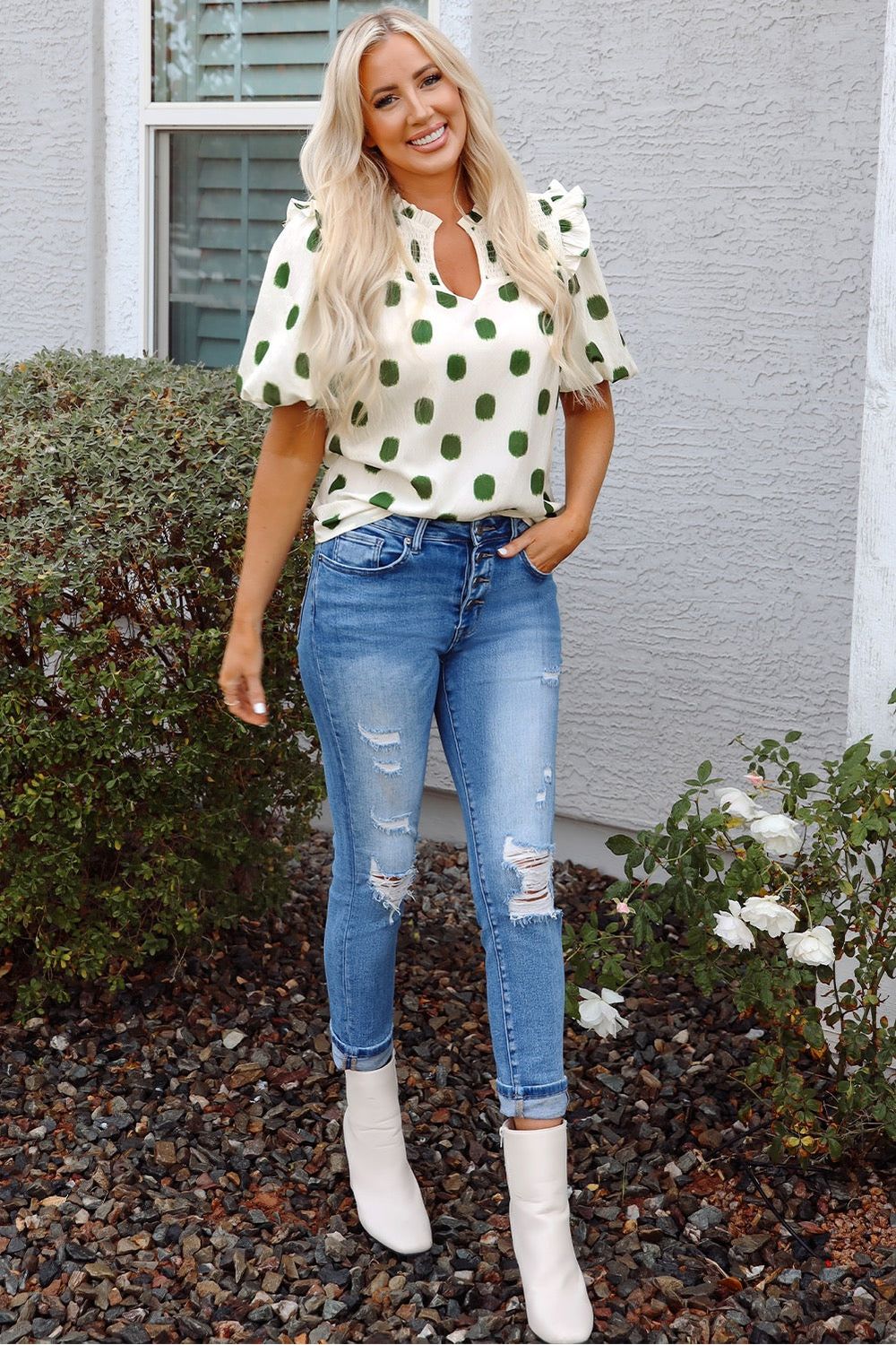 Apricot Blouse