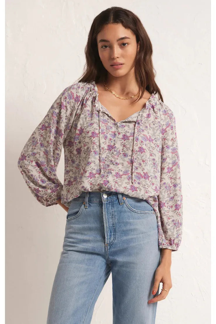 Athena Floral Top