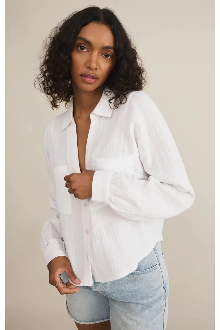 Campo Button Up Gauze