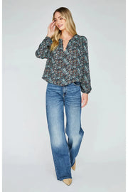 Evie Top _ Midnight Daisy