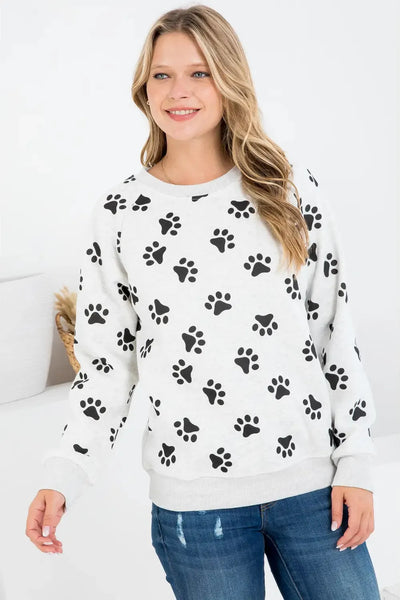 Paws Print Sweatshirt