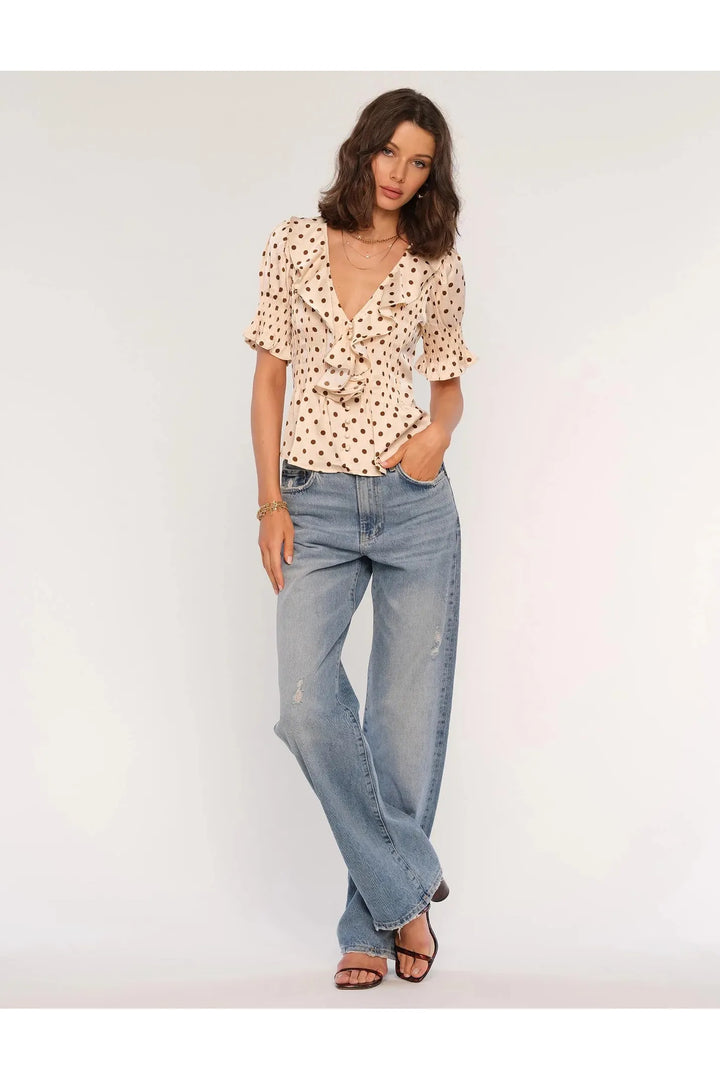 Eugenia Polka Dot Top