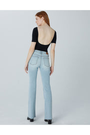 Jan High Rise Jean Slim Flare