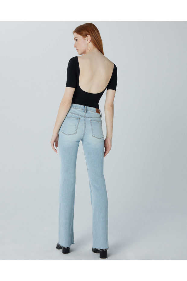 Jan High Rise Jean Slim Flare