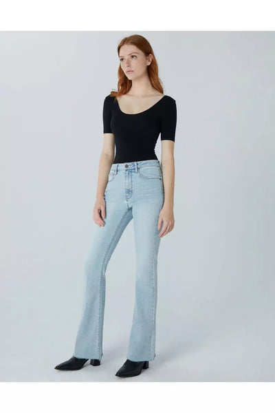 Jan High Rise Jean Slim Flare