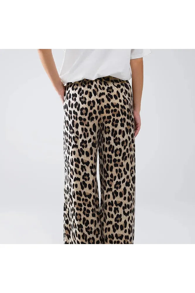 Leopard Drawstring Pant