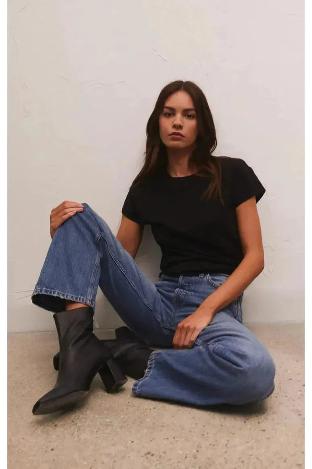 The Modern Slub Tee - Black