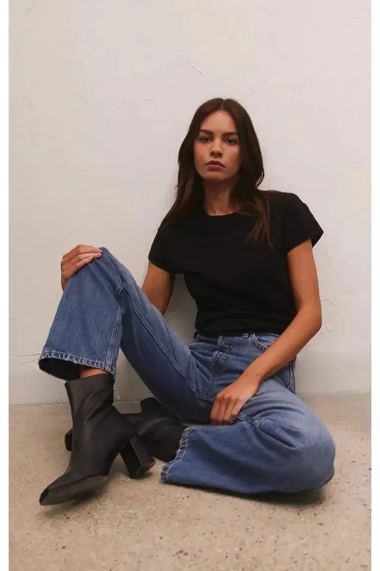The Modern Slub Tee - Black