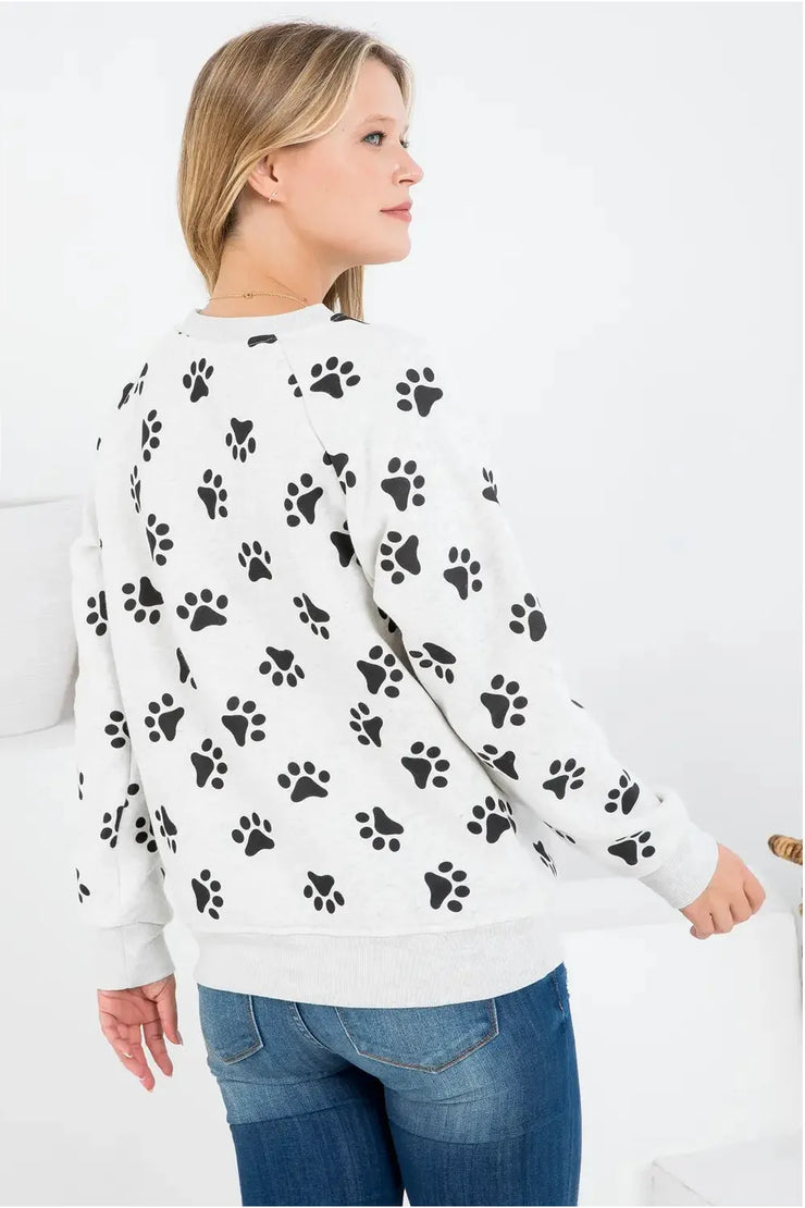 Paws Print Sweatshirt