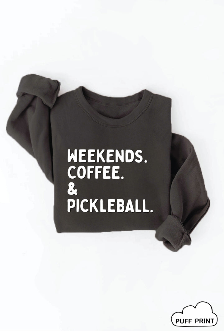 Pickleball Puff Graphic Sweatshirt