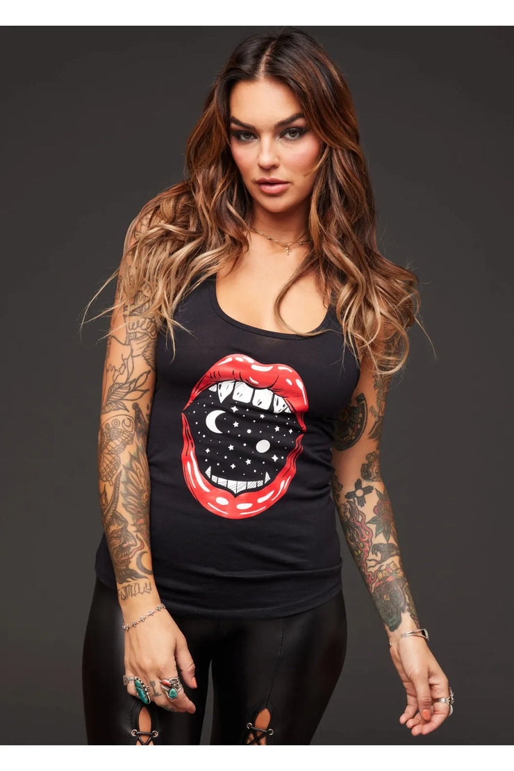 Vampire Lips Tank