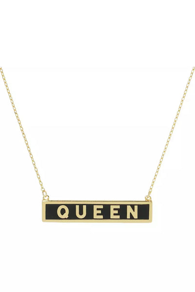 Queen Pendant Necklace